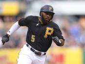 Josh Harrison hasn't provided much return yet on his extended contract.

Photo -- Charles LeClaire-USA TODAY Sports